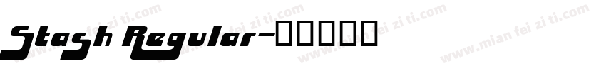 Stash Regular字体转换